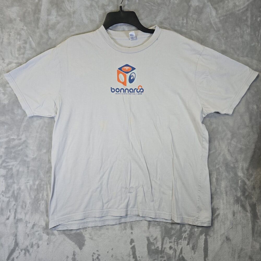 2006 Bonnaroo Music Festival Shirt XLarge Light Gray *fair Stained
